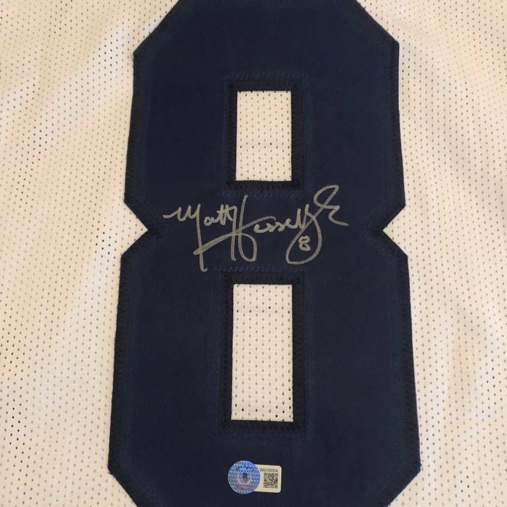 Matt Hasselback Signed Jersey